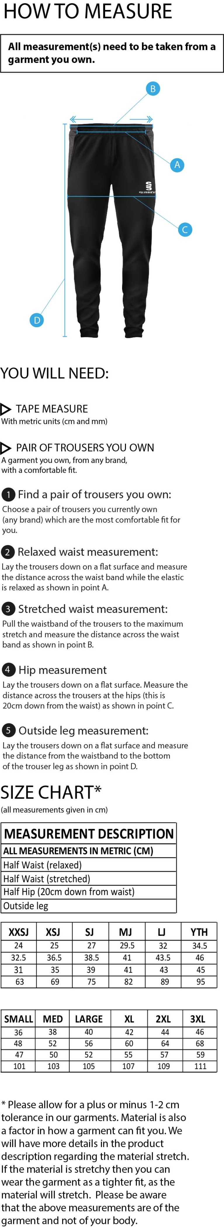 Madrefs - Skinny Pant - Size Guide